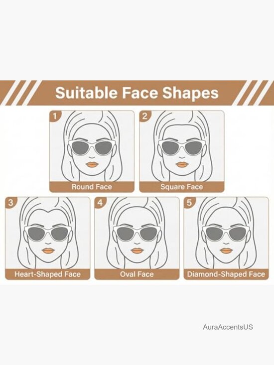 Cat Eye Sunglasses, Retro Oversized Square UV400 Protection Shades main image 6